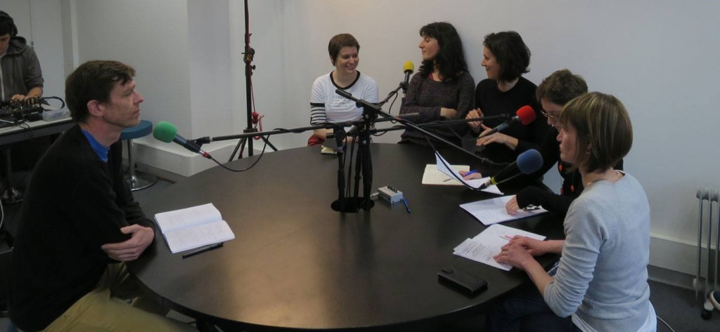 Coline Bouvarel à la Radio Les Enfants du Rhône